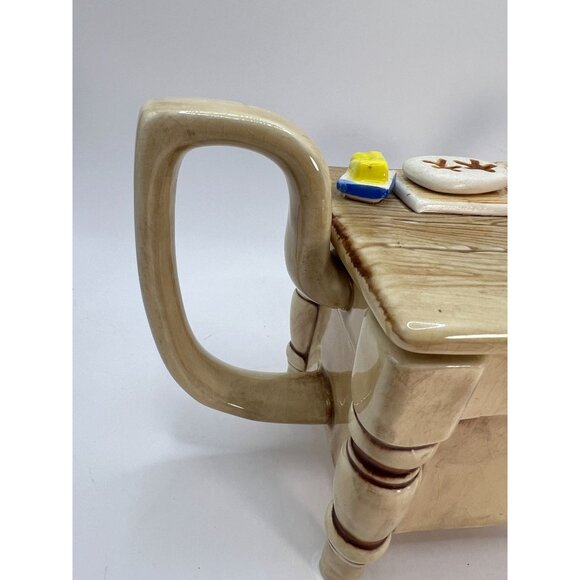 Rare Sunshine Ceramics LTD 1987 Baking Day Teapot England - Picture 15 of 15